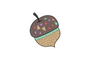 Decorative Acorn: A Timeless Embroidery for Meaningful Gifts