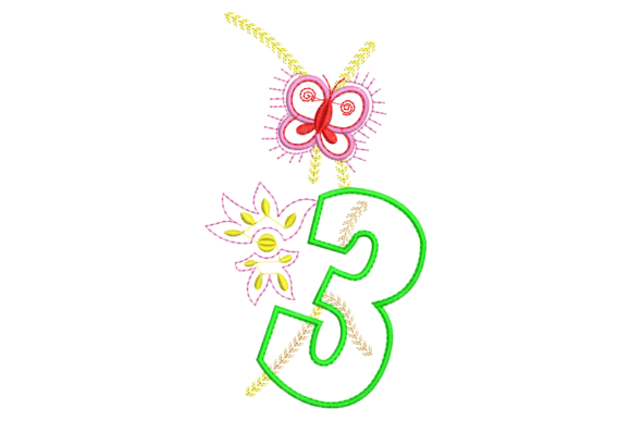 Floral Number 3 Embroidery Design: A Seller’s Review