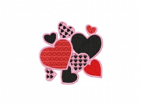 Hearts Embroidery Design Review for Small Business