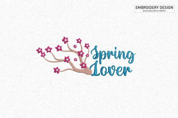 Spring Lover: A Hand-Embroidered Touch for Meaningful Gifts