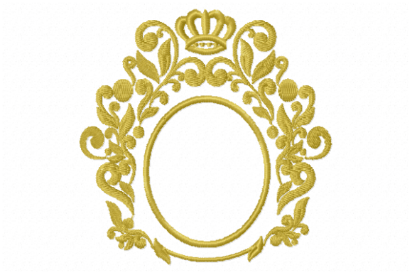Vintage Crown Frame: A Boutique Embroidery Review